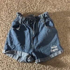 Casual Blue Denim Women's Jean Shorts